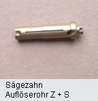 Sgezahn Auflserohr Z + S